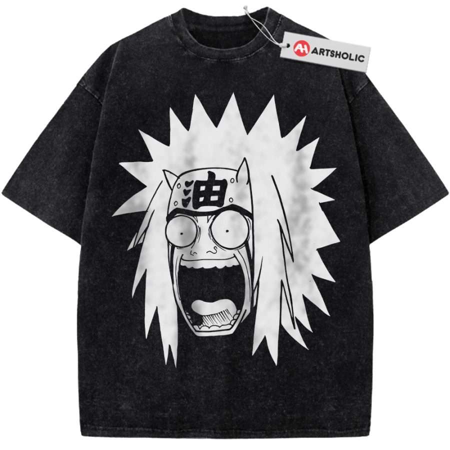 Alternative view of Jiraiya Shirt, Naruto Shirt, Anime Shirt, Vintage Tee