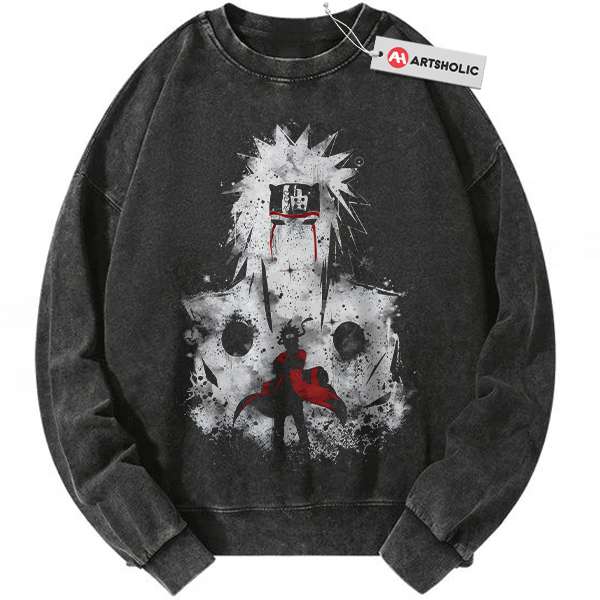 Jiraiya Sweatshirt, Naruto Sweatshirt, Anime Sweatshirt, Vintage Sweater