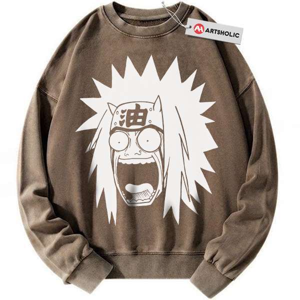 Alternative view of Jiraiya Sweatshirt, Naruto Sweatshirt, Anime Sweatshirt, Vintage Sweatshirt