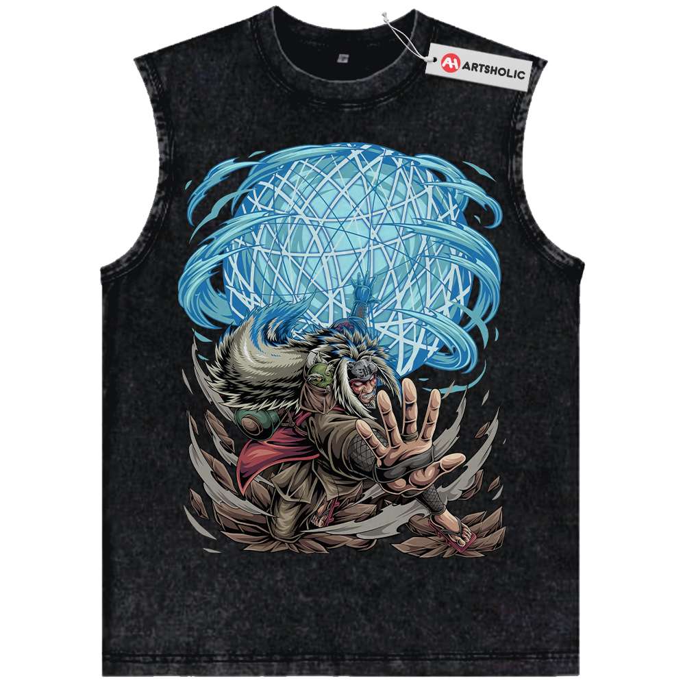 Jiraiya Tank Top, Naruto Tank Top, Anime Tank Top, Vintage Tank Top