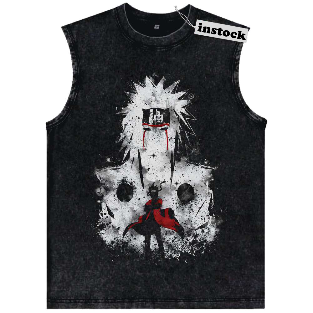 Jiraiya Tank Top, Naruto Tank Top, Anime Tank Top, Vintage Tank Top