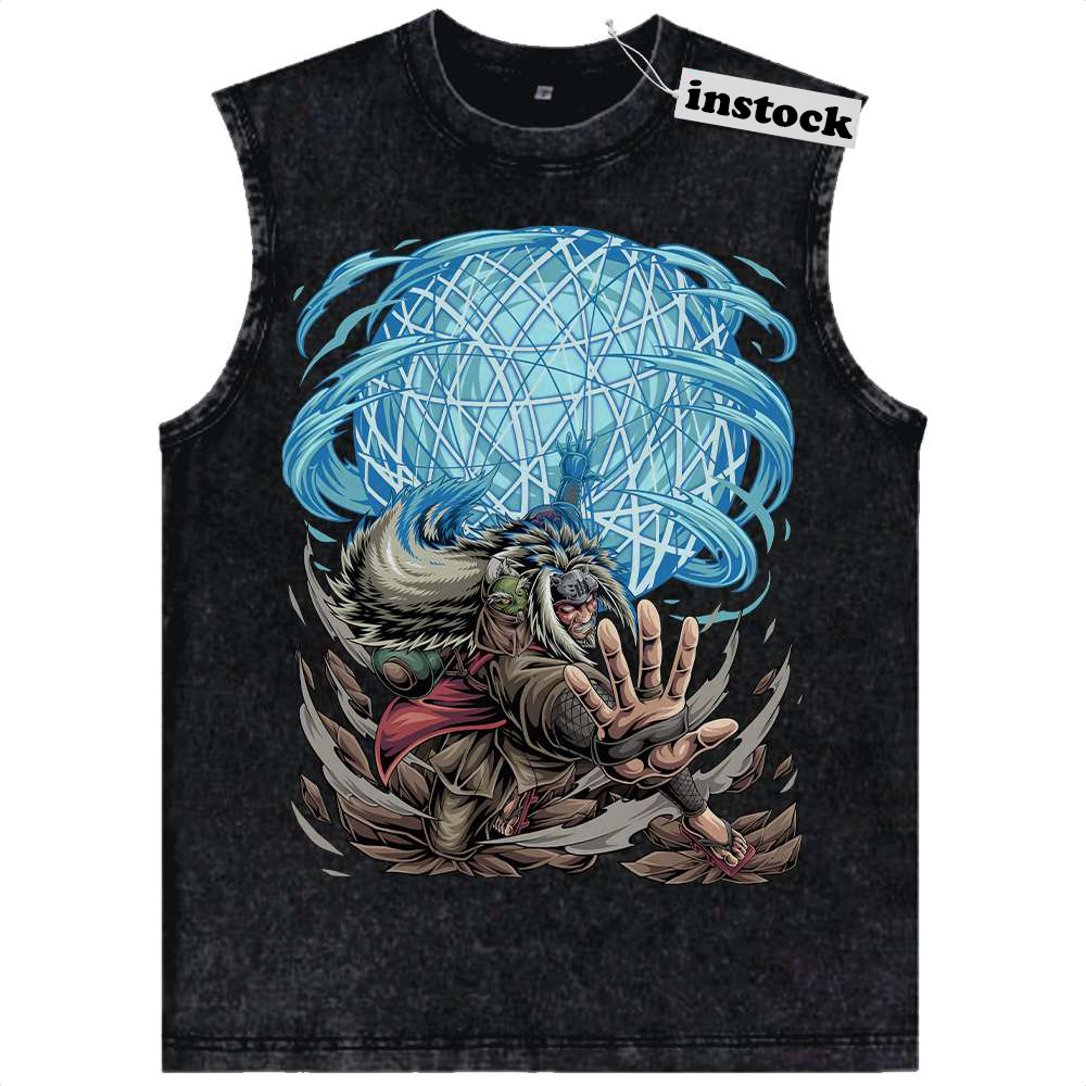 Jiraiya Tank Top, Naruto Tank Top, Anime Tank Top, Vintage Tank Top