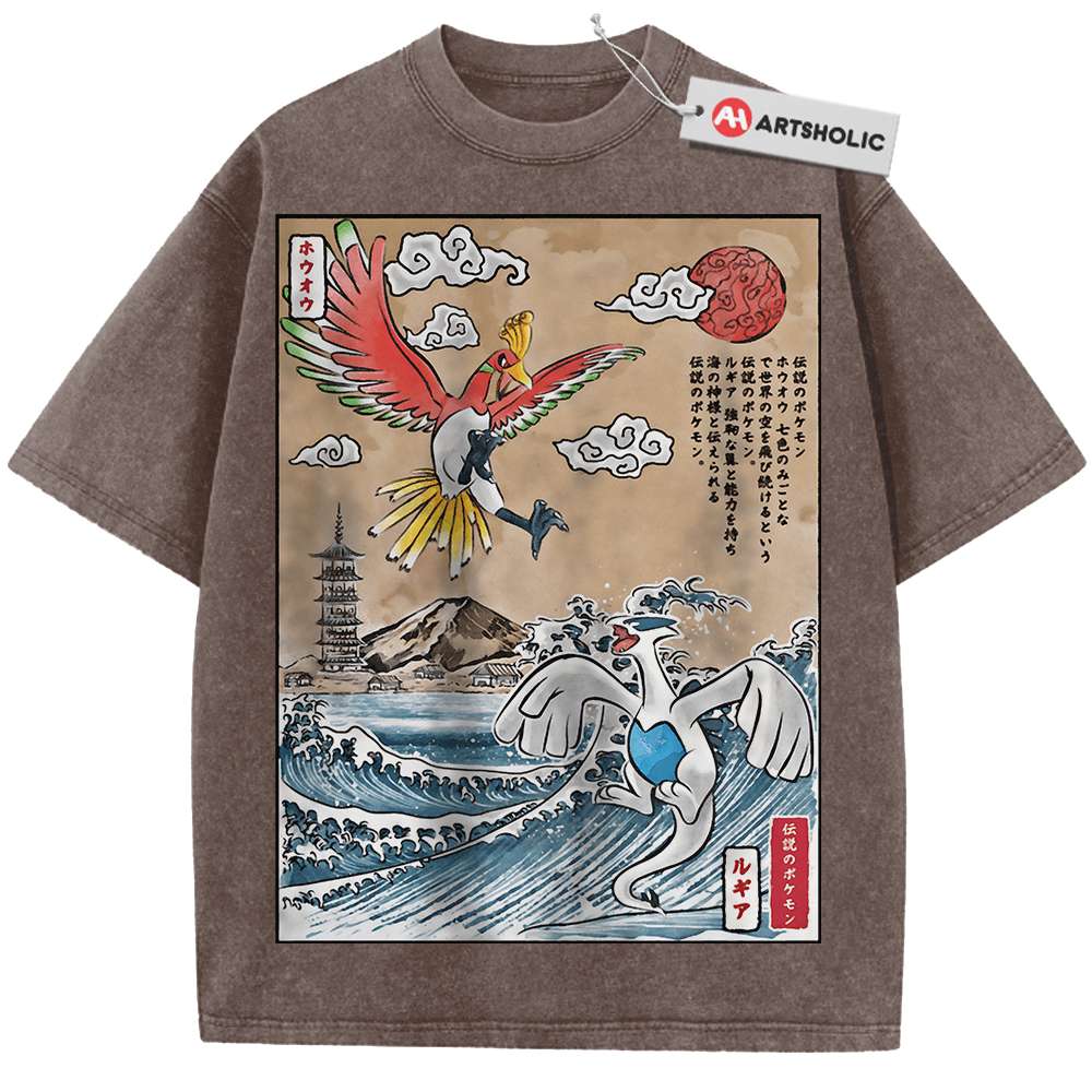 Lugia vs Ho-oh Shirt, Pokemon shirt, Anime Shirt, Vintage T-Shirt