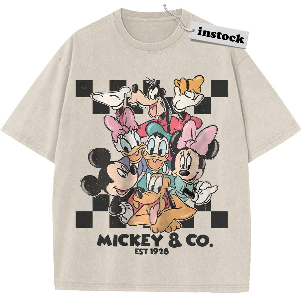 Mickey Mouse Shirt, Donald Duck Shirt, Pluto Shirt, Disney Shirt, Cartoon Shirt, Vintage T-Shirt