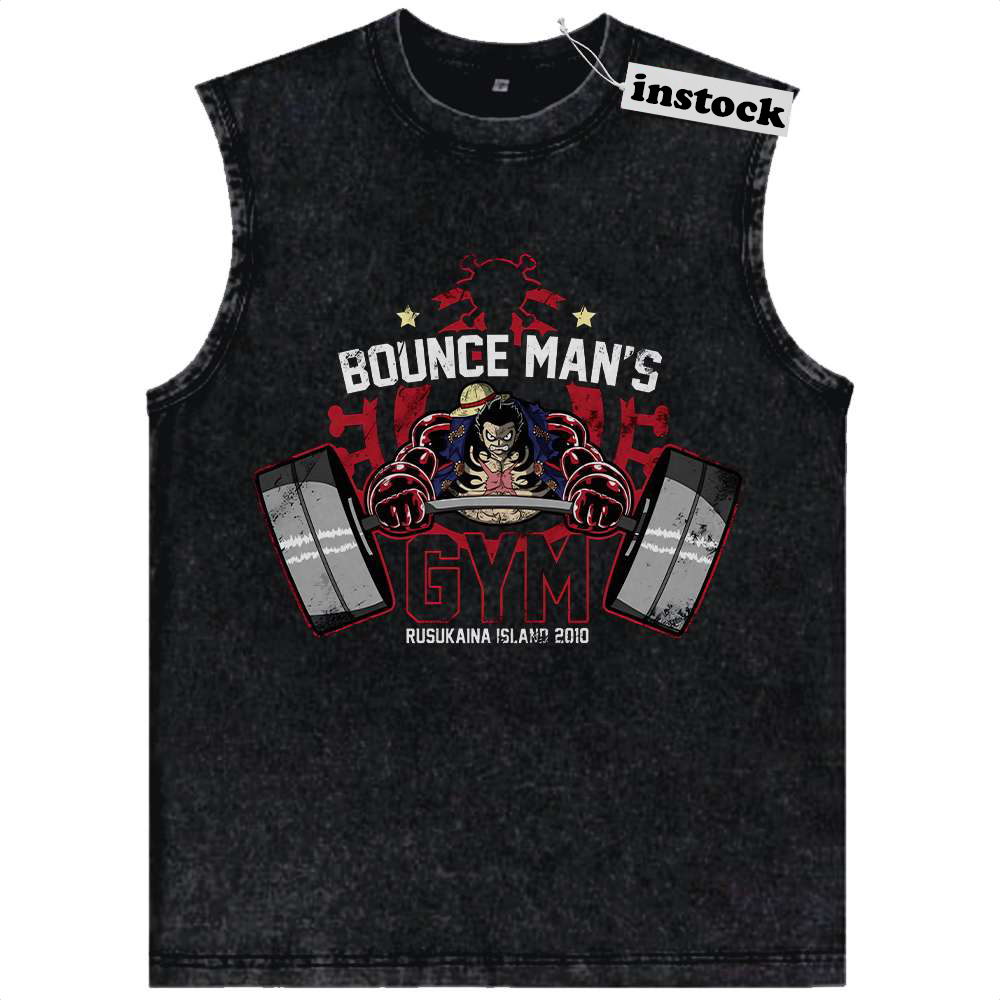 Monkey D Luffy Tank Top, One Piece Tank Top, Anime Tank Top, Vintage Tank Top