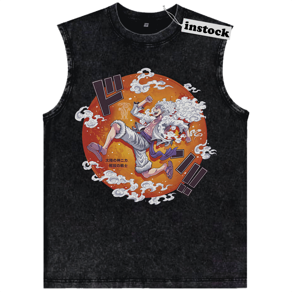 Monkey D Luffy Tank Top, One Piece Tank Top, Anime Tank Top, Vintage Tank Top