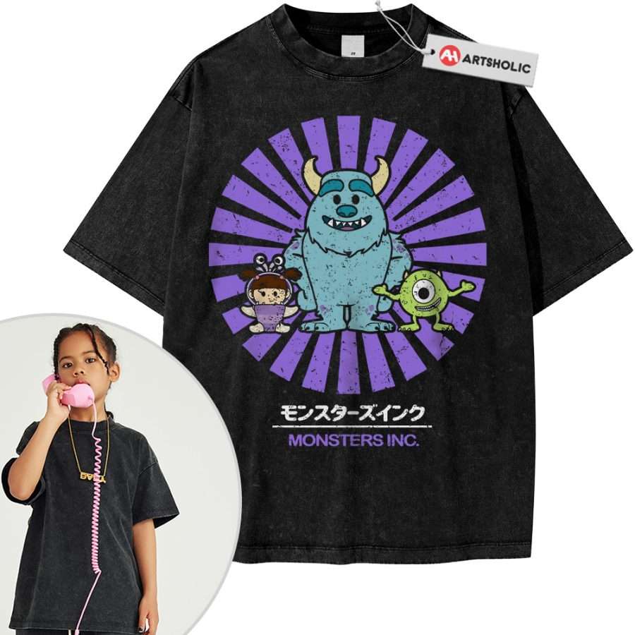Alternative view of Monsters, Inc. Shirt For Kids, Animated Shirt For Kids, Vintage T-Shirt For Kids