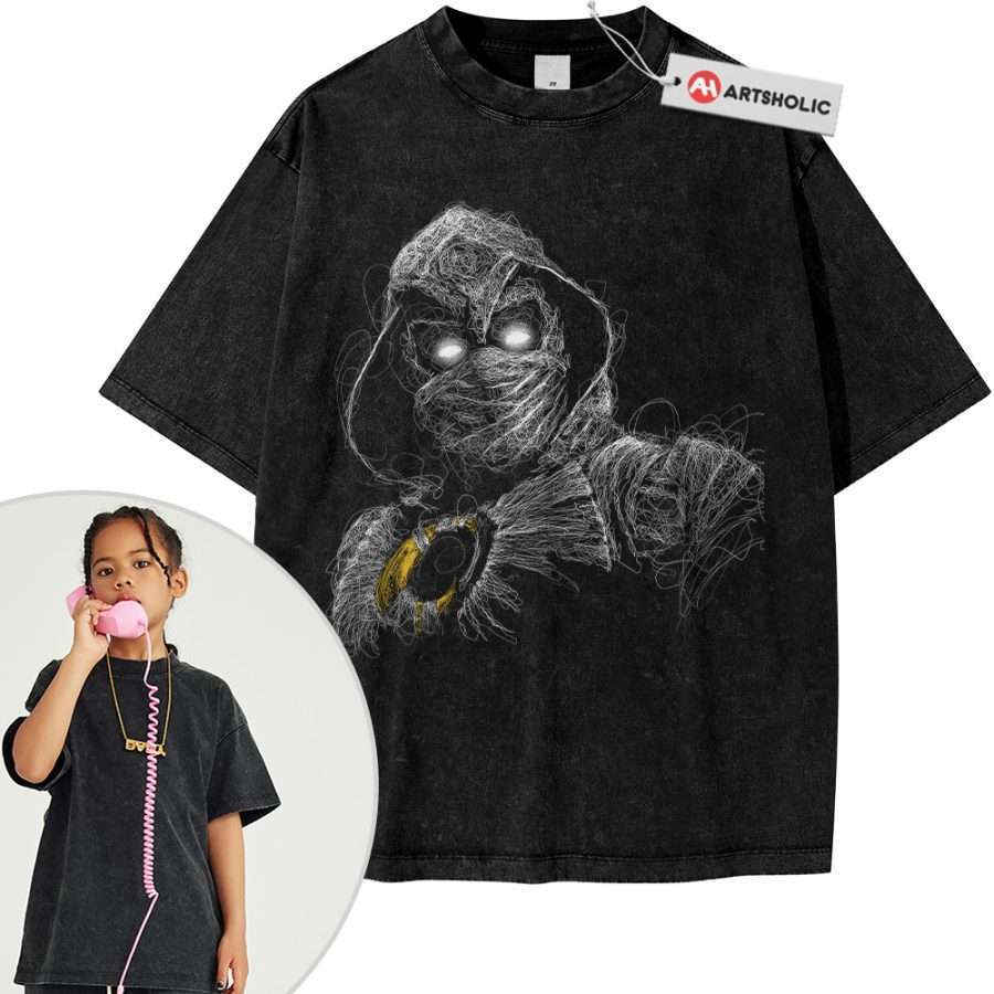 Alternative view of Moon Knight Shirt For Kids, Marvel Comics Shirt For Kids, Vintage T-Shirt For Kids