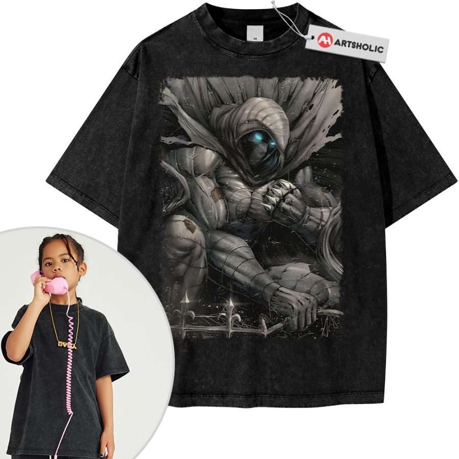 Alternative view of Moon Knight Shirt For Kids, Marvel Comics Shirt For Kids, Vintage Tee For Kids