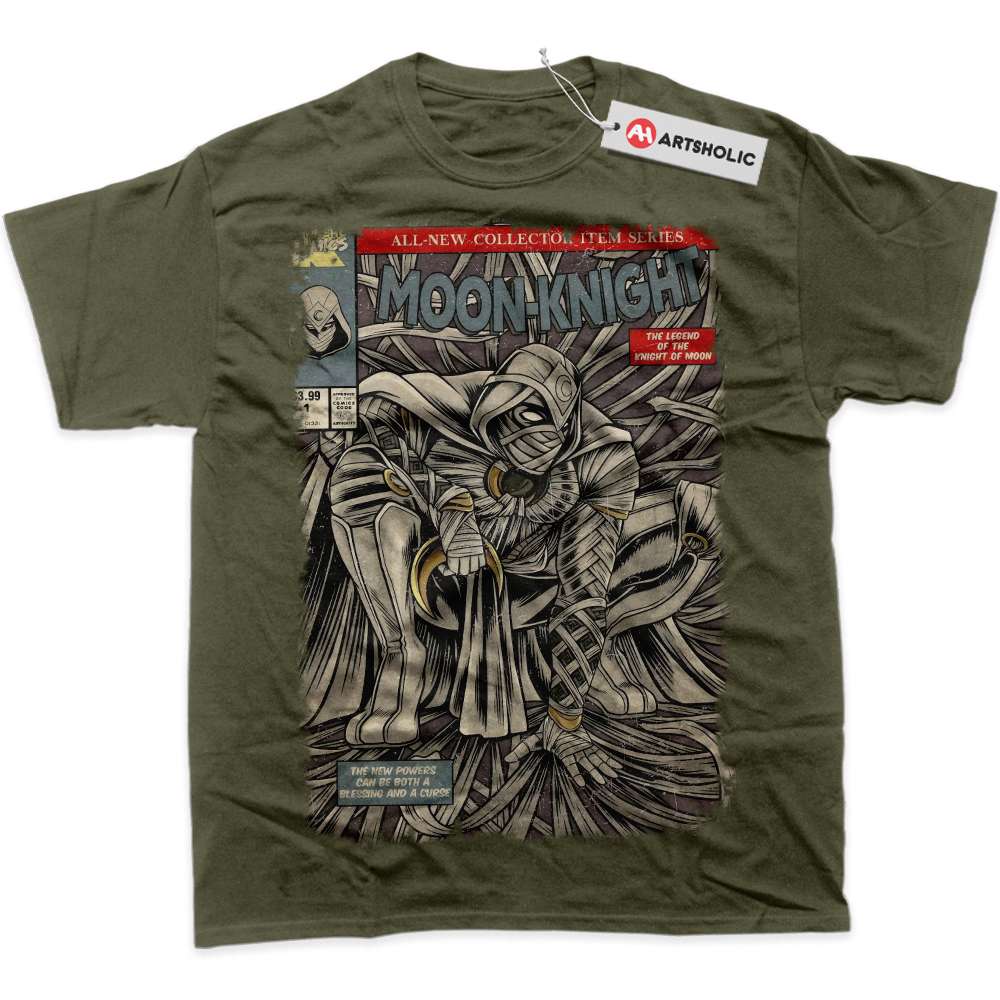 Alternative view of Moon Knight Shirt, Marvel Comics Shirt, Graphic Tee