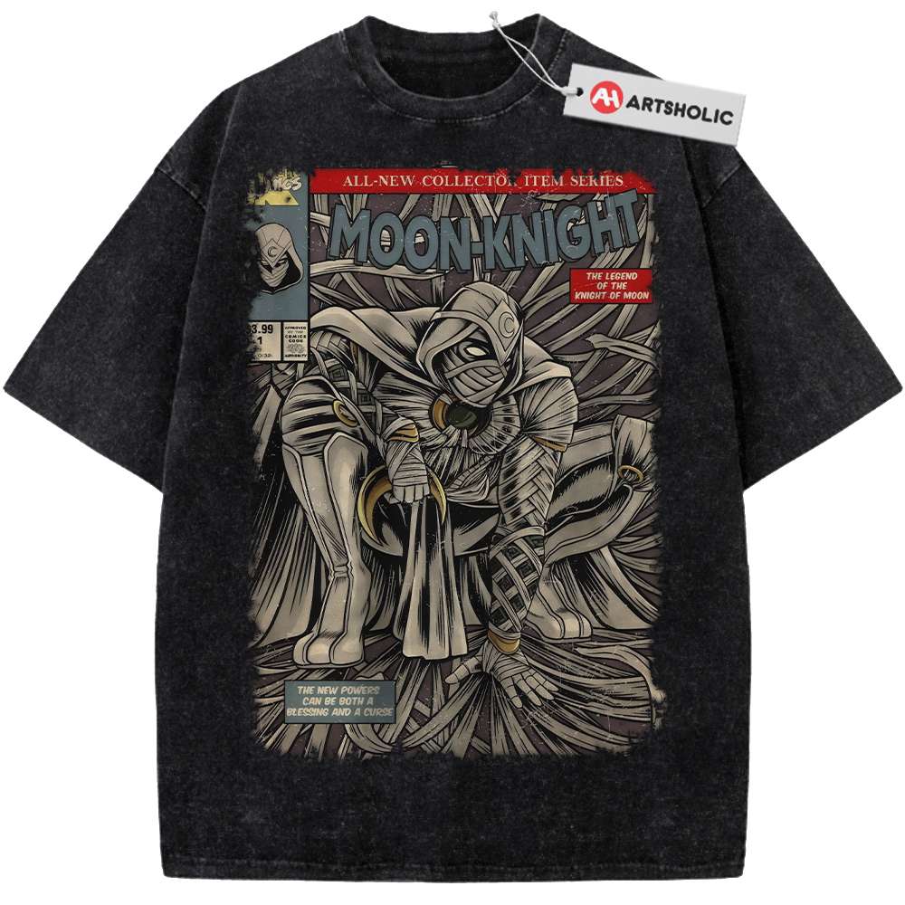 Alternative view of Moon Knight Shirt, Marvel Comics Shirt, Vintage Tee