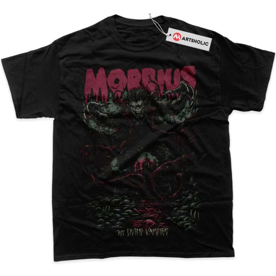 Alternative view of Morbius Shirt, Marvel Comics Shirt, Graphic Tee
