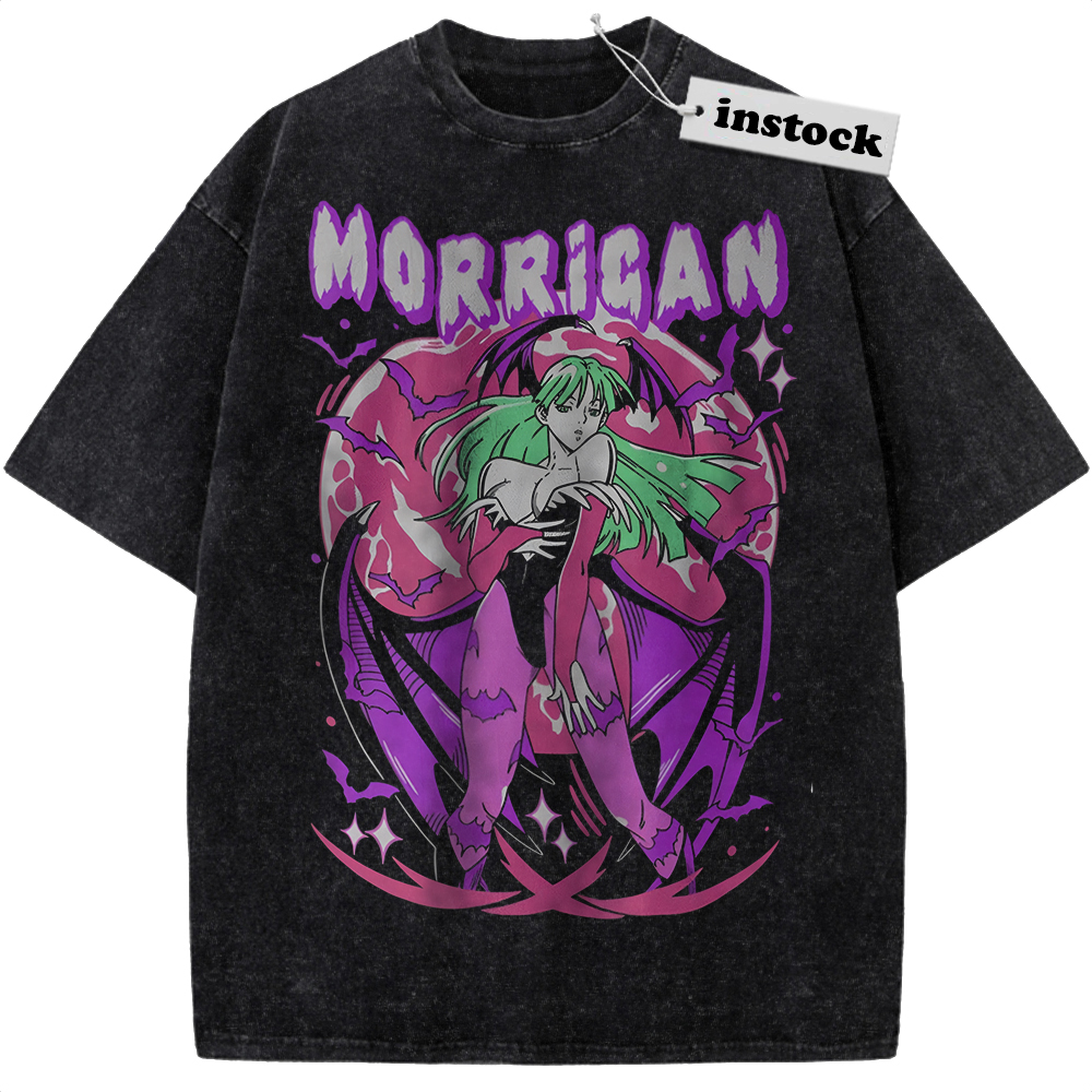 Morrigan Aensland Shirt, Darkstalkers Shirt, Game Shirt, Vintage T-Shirt