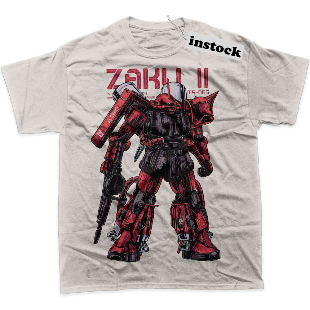 MS-06S Zaku II Shirt, The Gundam Shirt, Anime Shirt, Graphic Tee