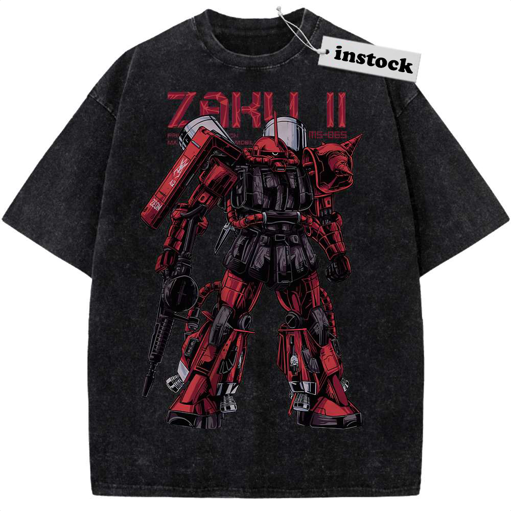 MS-06S Zaku II Shirt, The Gundam Shirt, Anime Shirt, Vintage Tee
