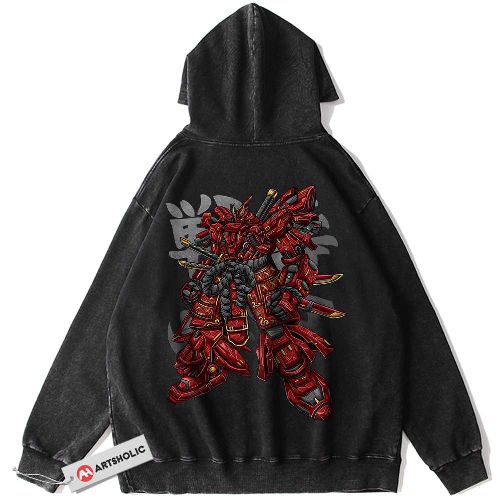 MSN-04 Sazabi Hoodie, Gundam Hoodie, Anime Hoodie, Vintage Hoodie