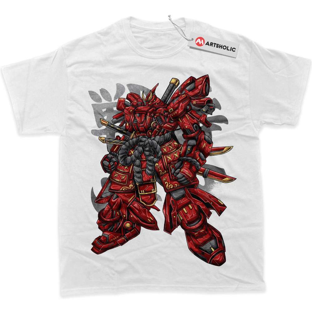 MSN-04 Sazabi Shirt, Gundam Shirt, Anime Shirt, graphic T-Shirt