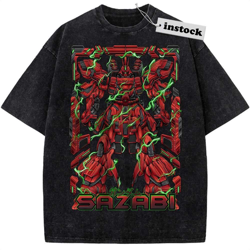 MSN-04 Sazabi Shirt, The Gundam Shirt, Anime Shirt, Vintage T-Shirt