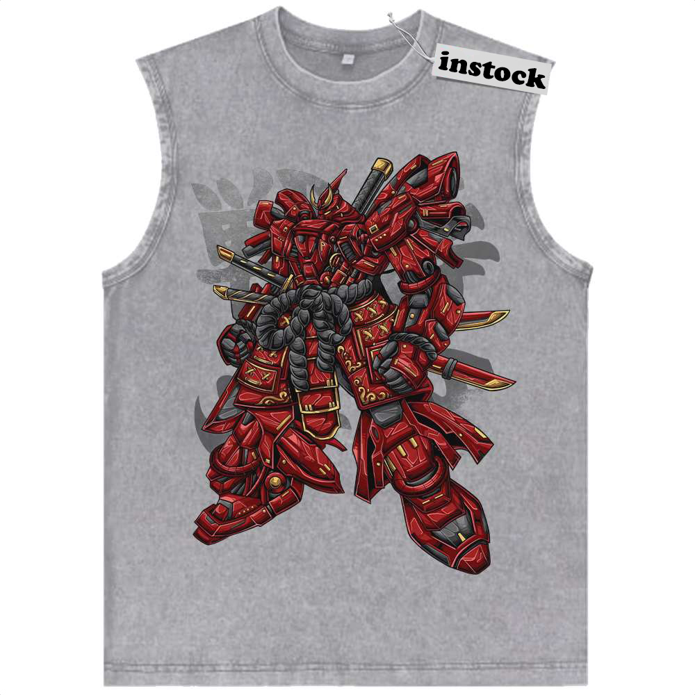 MSN-04 Sazabi Tank Top, Gundam Tank Top, Anime Tank Top, Vintage Tank Top