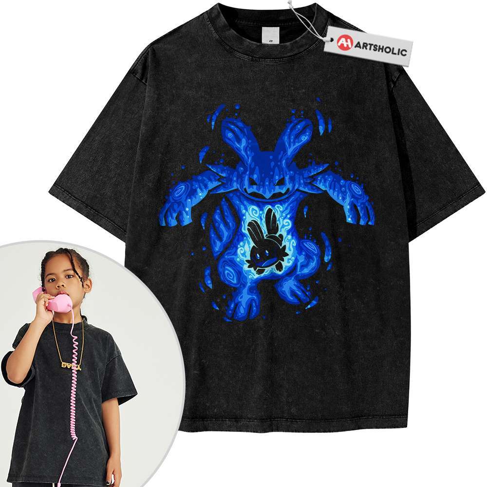 Mudkip Shirt For Kids, Marshtomp Shirt For Kids, Pokemon Shirt For Kids, Anime Shirt For Kids, Vintage Tee For Kids