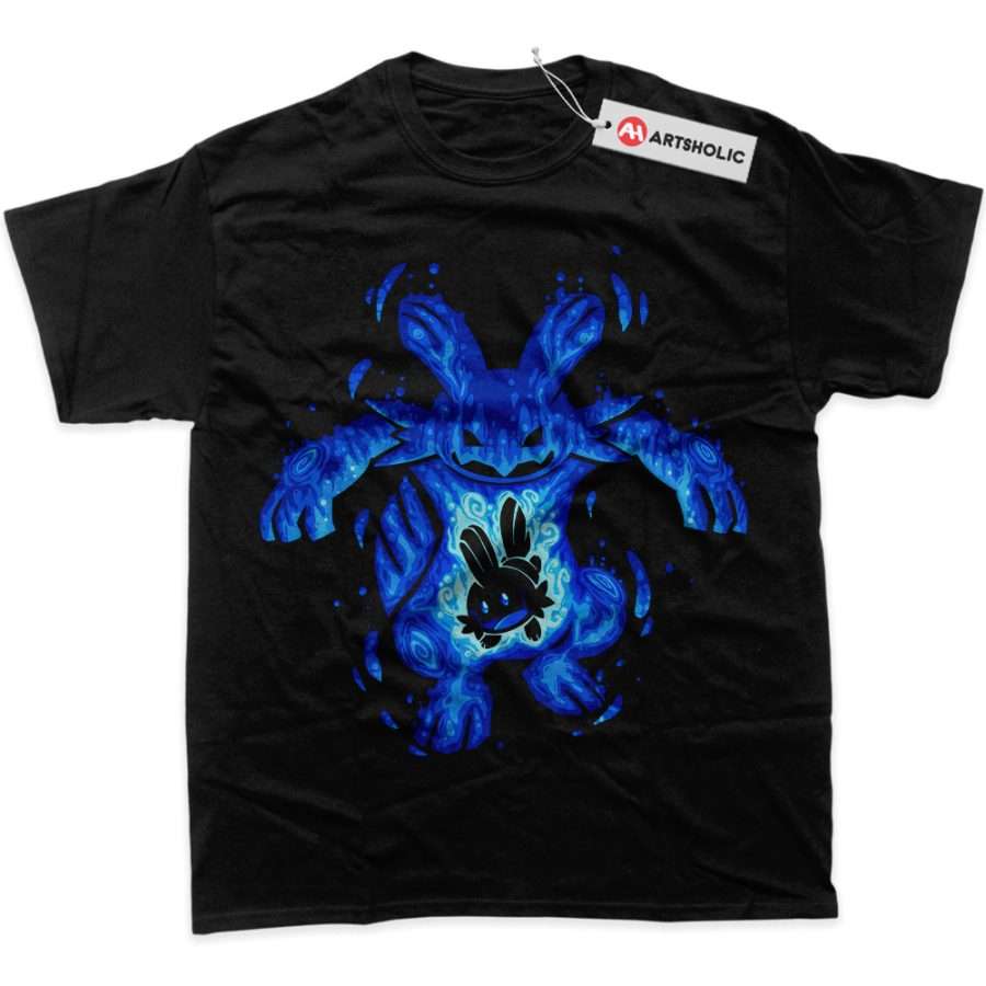 Alternative view of Mudkip Shirt, Marshtomp Shirt, Pokemon Shirt, Anime Shirt, Graphic Tee