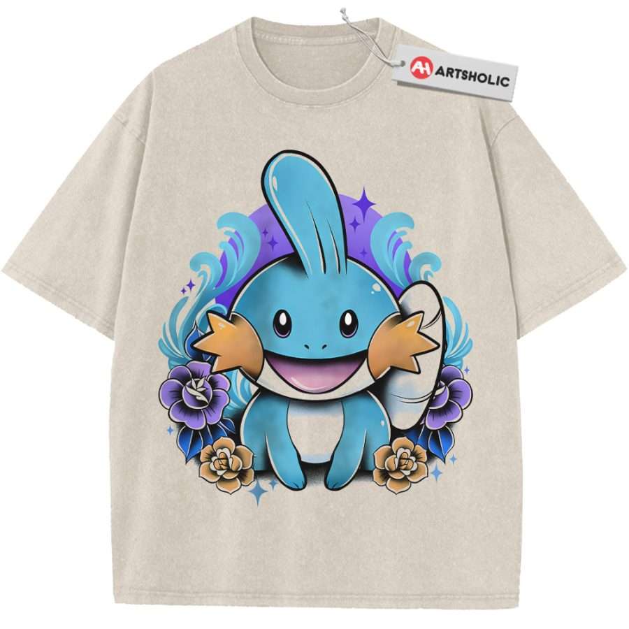 Alternative view of Mudkip Shirt, Pokemon shirt, Anime Shirt, Vintage T-Shirt