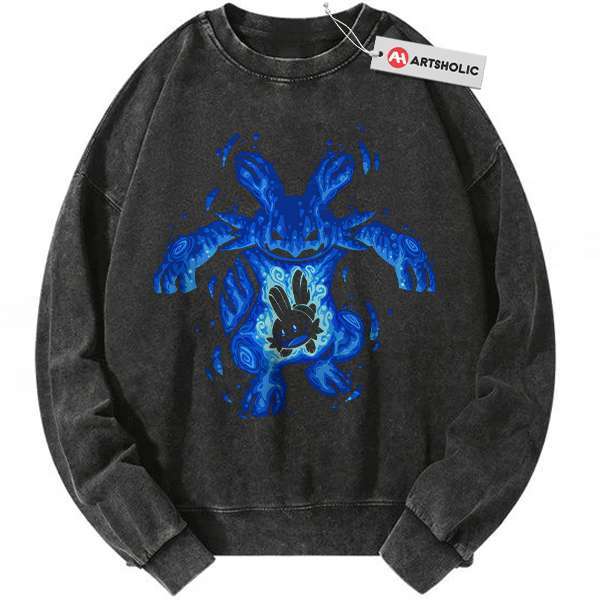 Mudkip Sweatshirt, Marshtomp Sweatshirt, Pokemon Sweatshirt, Anime Sweatshirt, Vintage Sweater