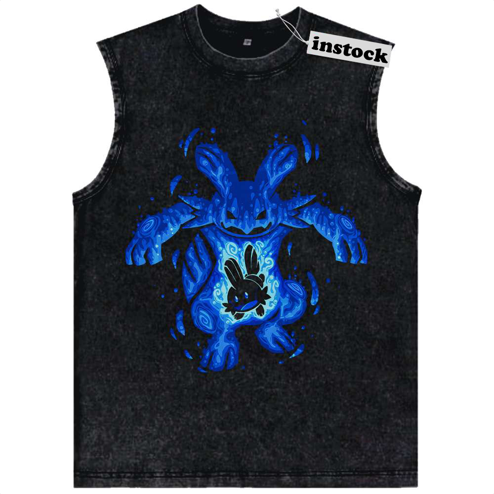 Mudkip Tank Top, Marshtomp Tank Top, Pokemon Tank Top, Anime Tank Top, Vintage Tank Top