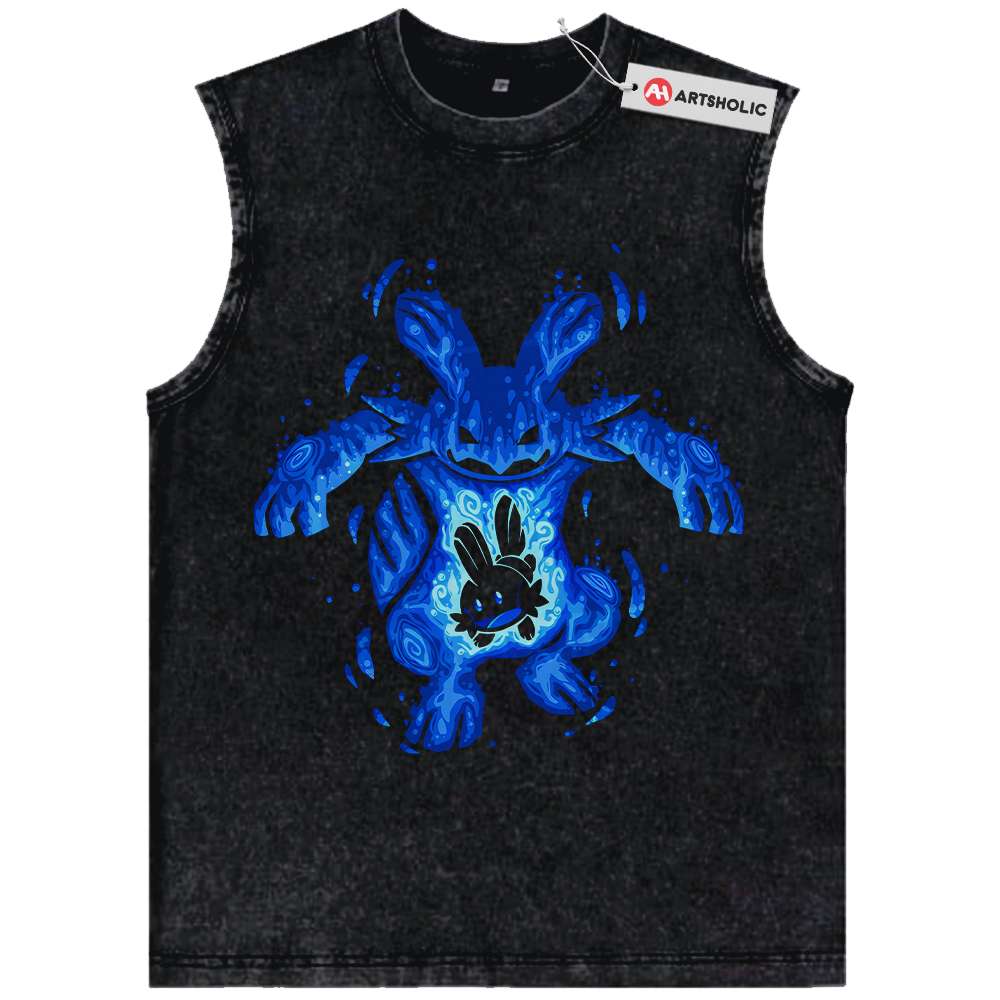 Mudkip Tank Top, Marshtomp Tank Top, Pokemon Tank Top, Anime Tank Top, Vintage Tank Top