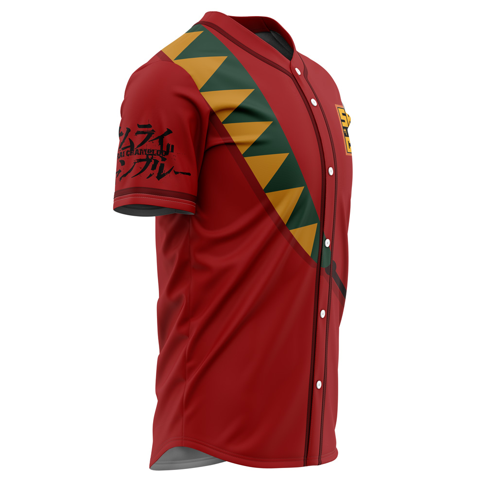 Alternative view of Mugen V1 Samurai Champloo Custom Baseball Jersey - Otaku Hall