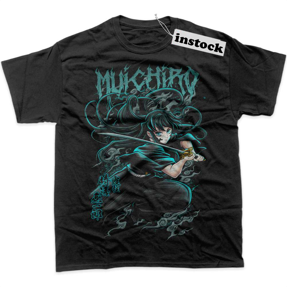 Muichiro Tokito Shirt, Demon Slayer Shirt, Anime Shirt, Graphic T-Shirt