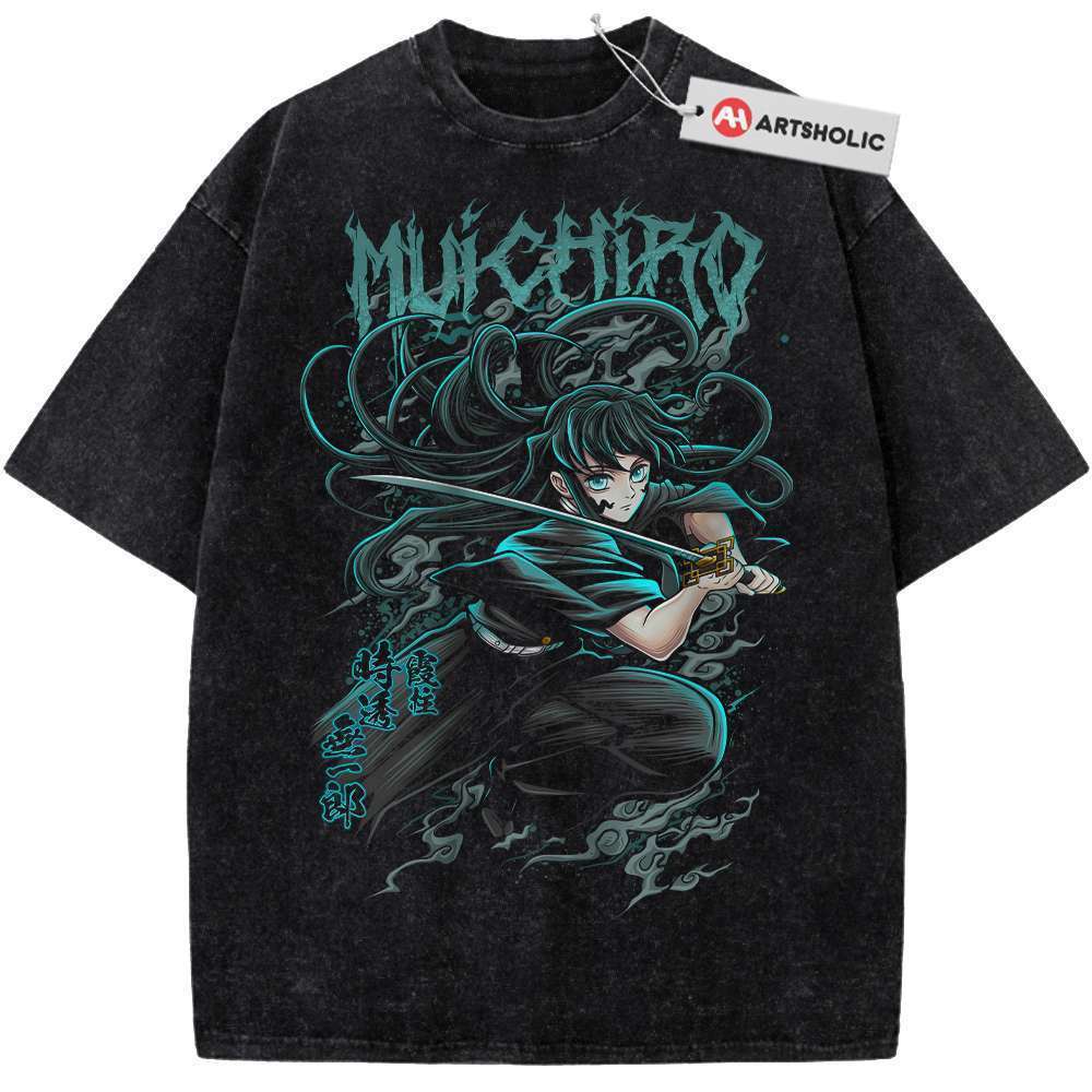 Muichiro Tokito Shirt, Demon Slayer Shirt, Anime Shirt, Vintage T-Shirt