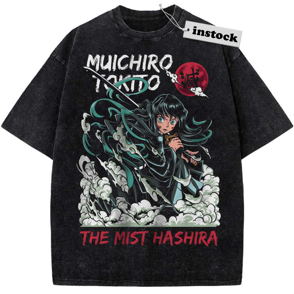 Muichiro Tokito Shirt, Demon Slayer Shirt, Anime Shirt, Vintage Tee