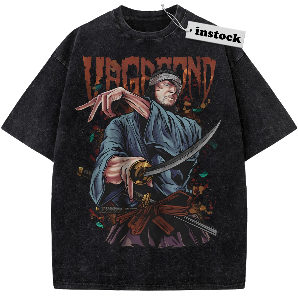 Musashi Miyamoto Shirt, Vagabond Shirt, Anime Shirt, Vintage T-Shirt
