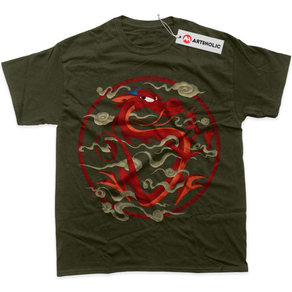 Alternative view of Mushu Shirt, Mulan Shirt, Animated Shirt, Graphic T-Shirt