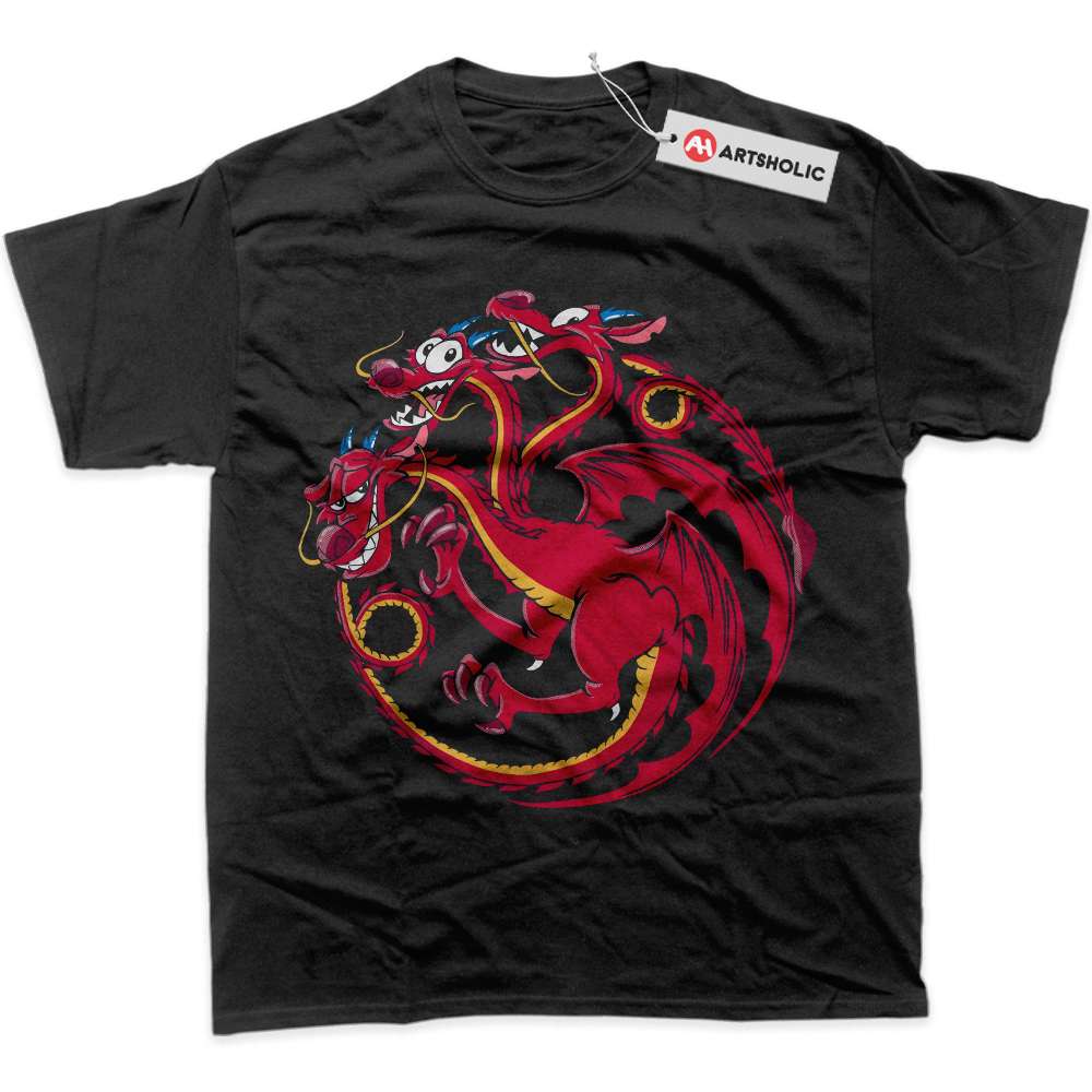 Alternative view of Mushu Shirt, Mulan Shirt, Animated Shirt, Graphic Tee