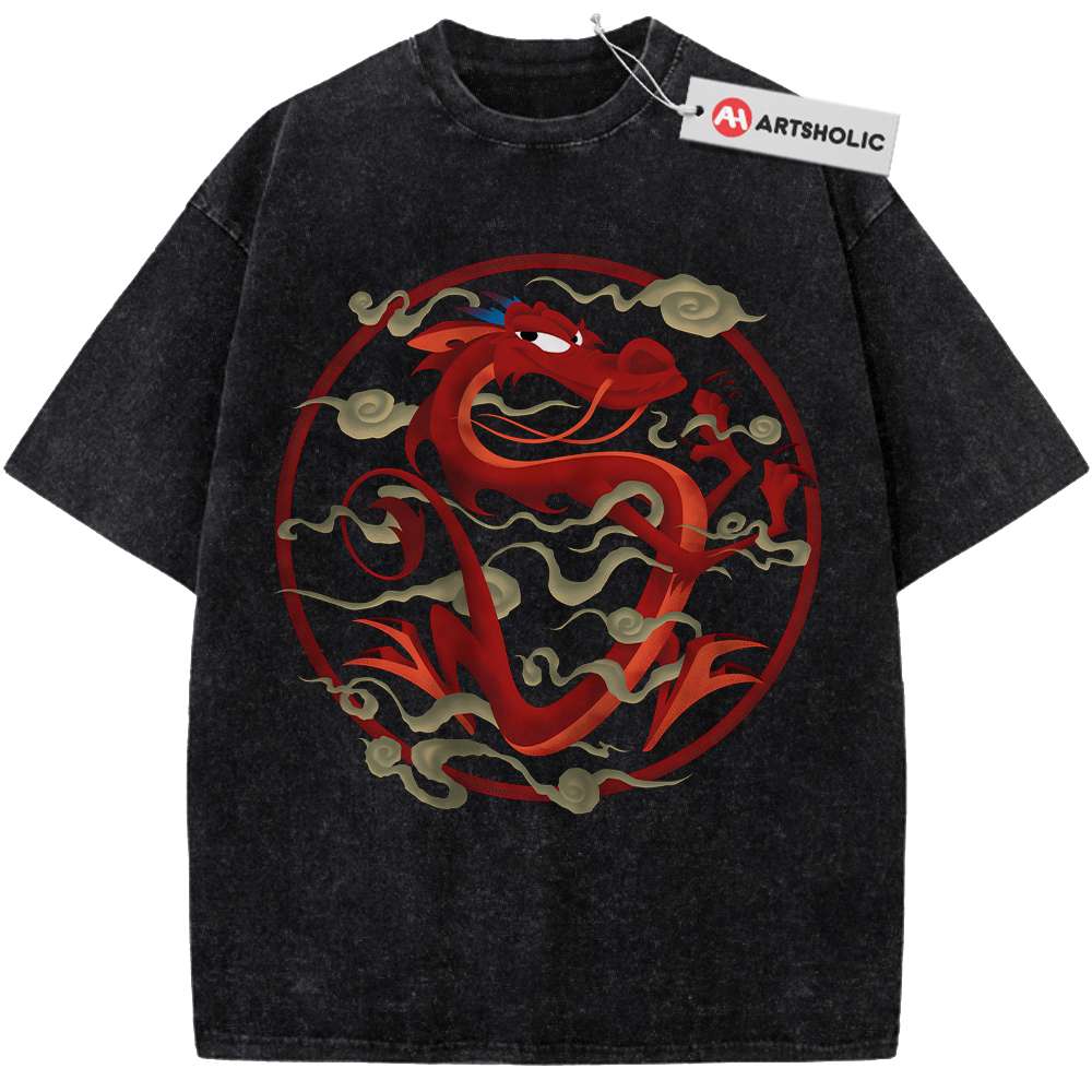 Mushu Shirt, Mulan Shirt, Animated Shirt, Vintage T-Shirt