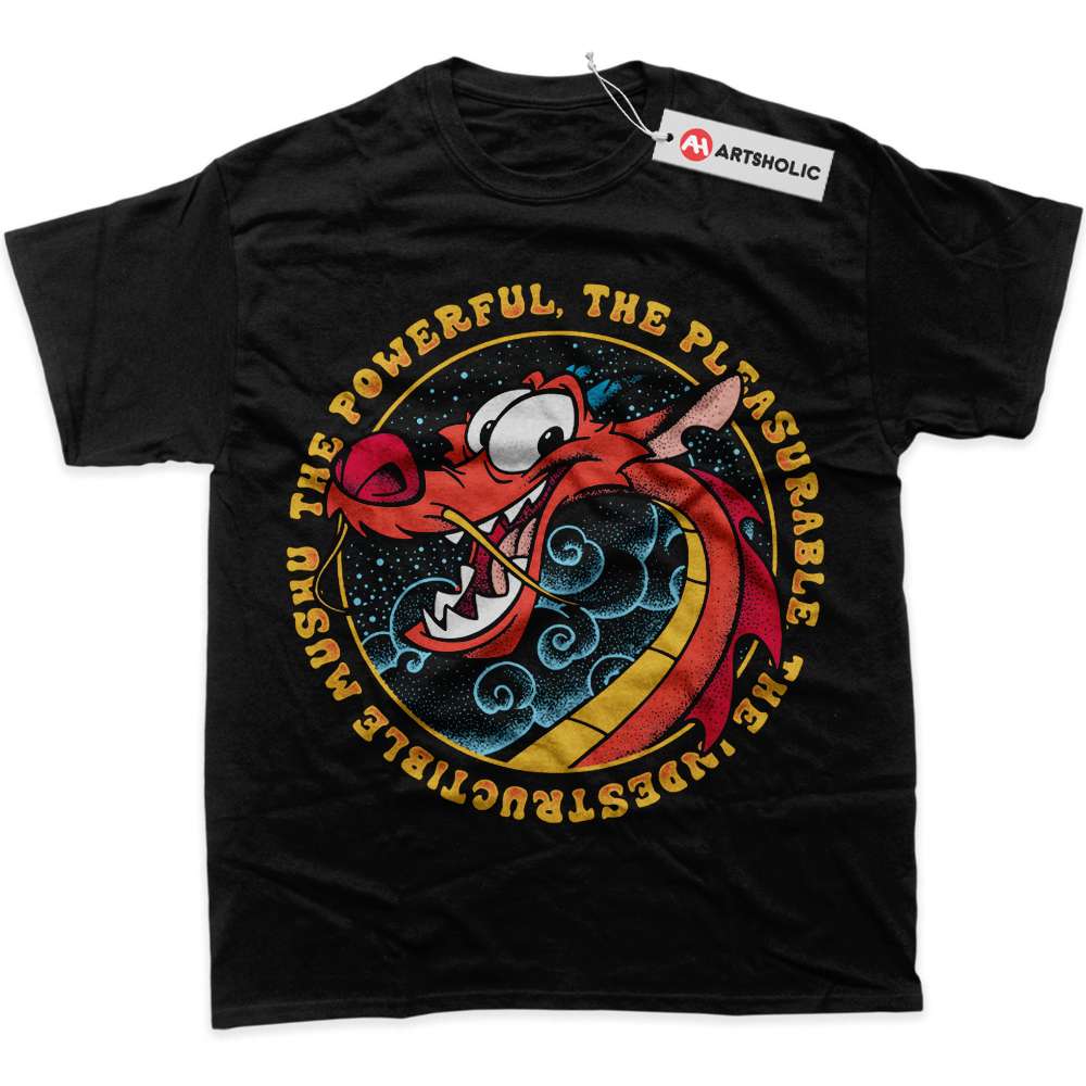 Alternative view of Mushu Shirt, Mulan Shirt, Disney Shirt, Animated Shirt, graphic T-Shirt