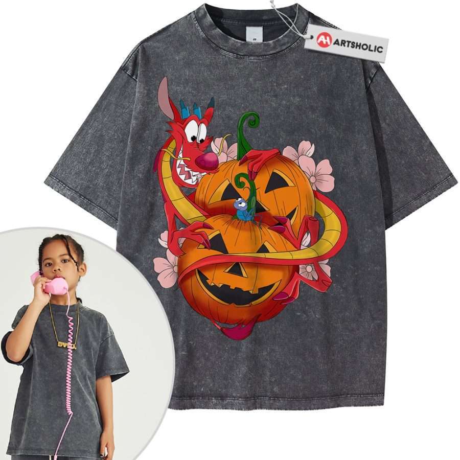 Mushu vs Cri-Kee Shirt For Kids, Mulan Shirt For Kids, Animated Shirt For Kids, Vintage Tee For Kids - Image 11
