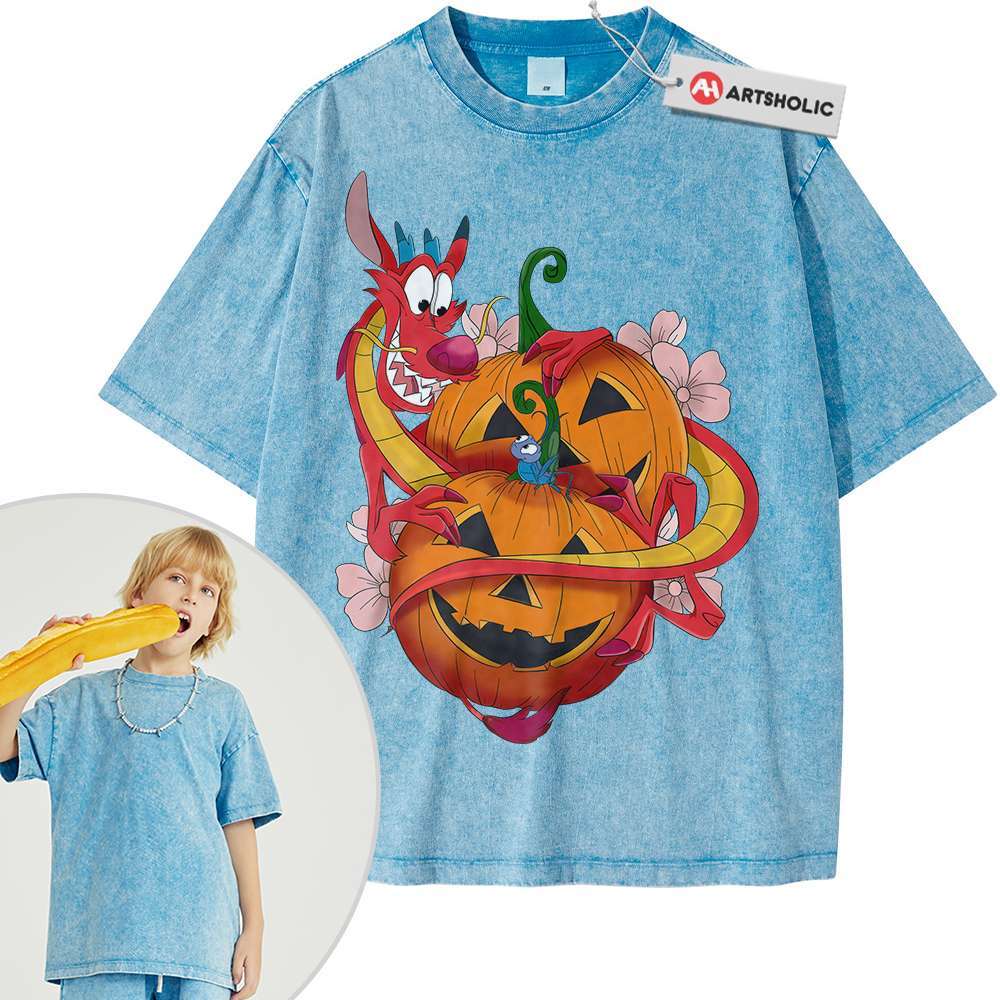 Mushu vs Cri-Kee Shirt For Kids, Mulan Shirt For Kids, Animated Shirt For Kids, Vintage Tee For Kids - Image 3