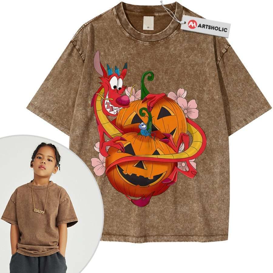 Mushu vs Cri-Kee Shirt For Kids, Mulan Shirt For Kids, Animated Shirt For Kids, Vintage Tee For Kids - Image 9