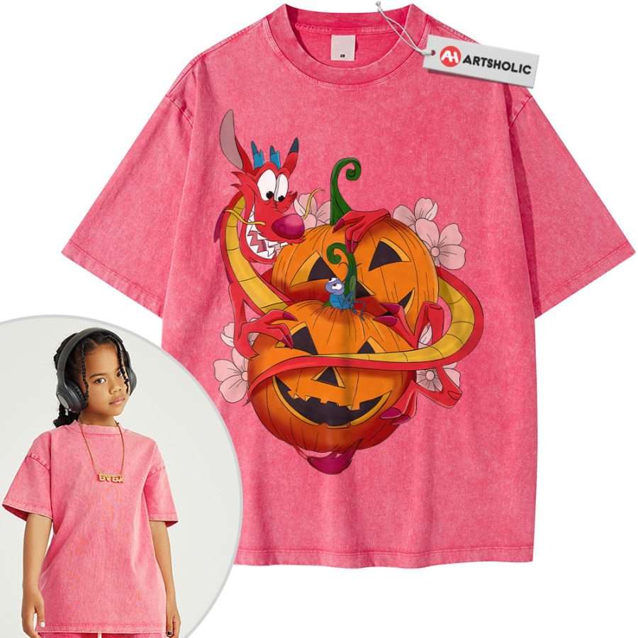 Mushu vs Cri-Kee Shirt For Kids, Mulan Shirt For Kids, Animated Shirt For Kids, Vintage Tee For Kids - Image 10