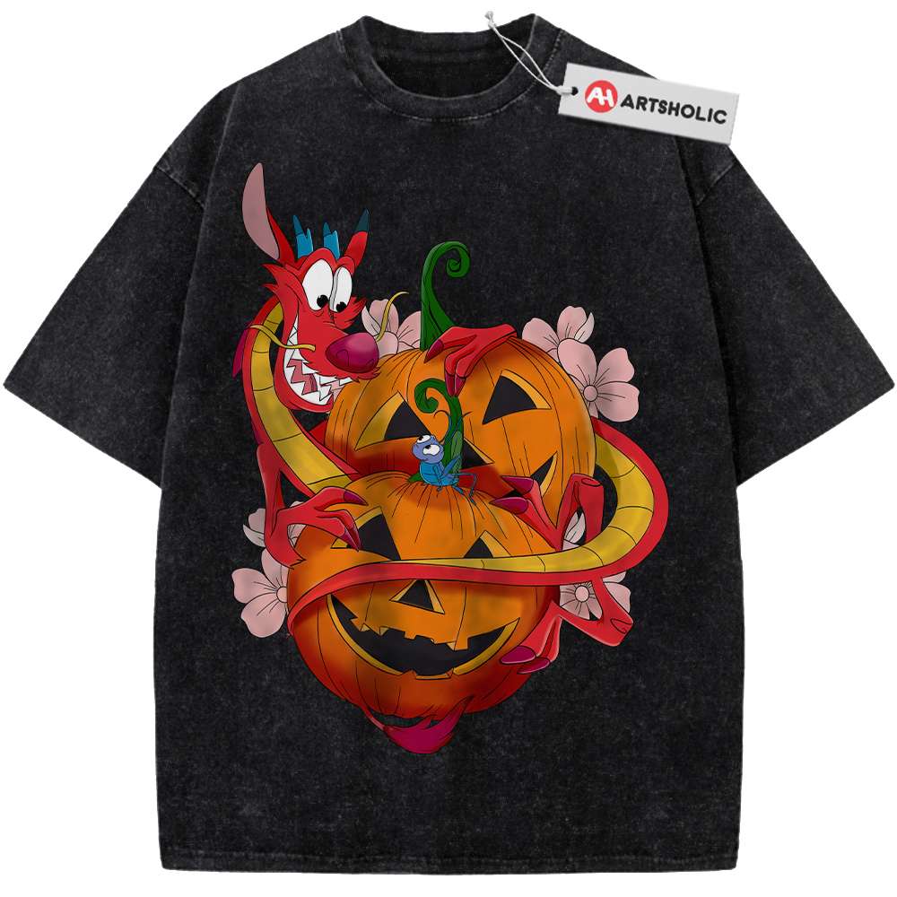 Alternative view of Mushu vs Cri-Kee Shirt, Mulan Shirt, Animated Shirt, Vintage Tee