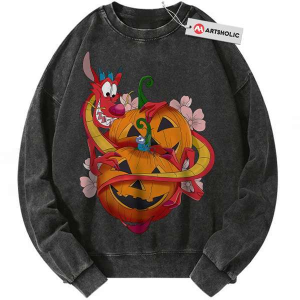 Mushu vs Cri-Kee Sweatshirt, Mulan Sweatshirt, Animated Sweatshirt, Vintage Sweatshirt