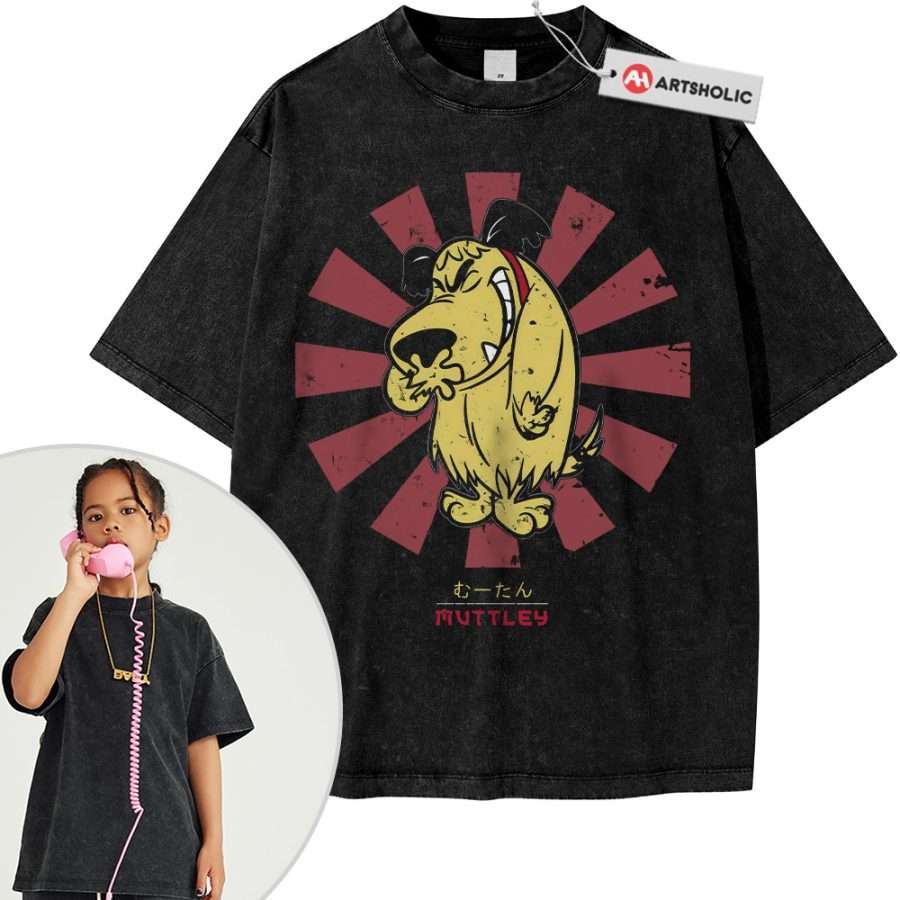 Alternative view of Muttley Shirt For Kids, Wacky Races Shirt For Kids, Animated Shirt For Kids, Vintage Tee For Kids