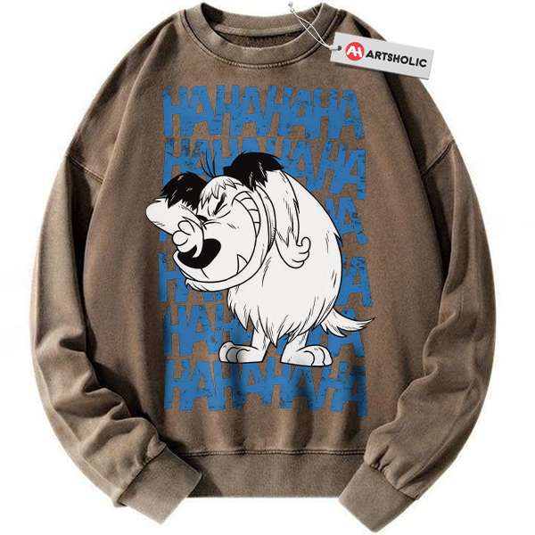 Alternative view of Muttley Sweatshirt, Wacky Races Sweatshirt, Animated Sweatshirt, Vintage Sweater