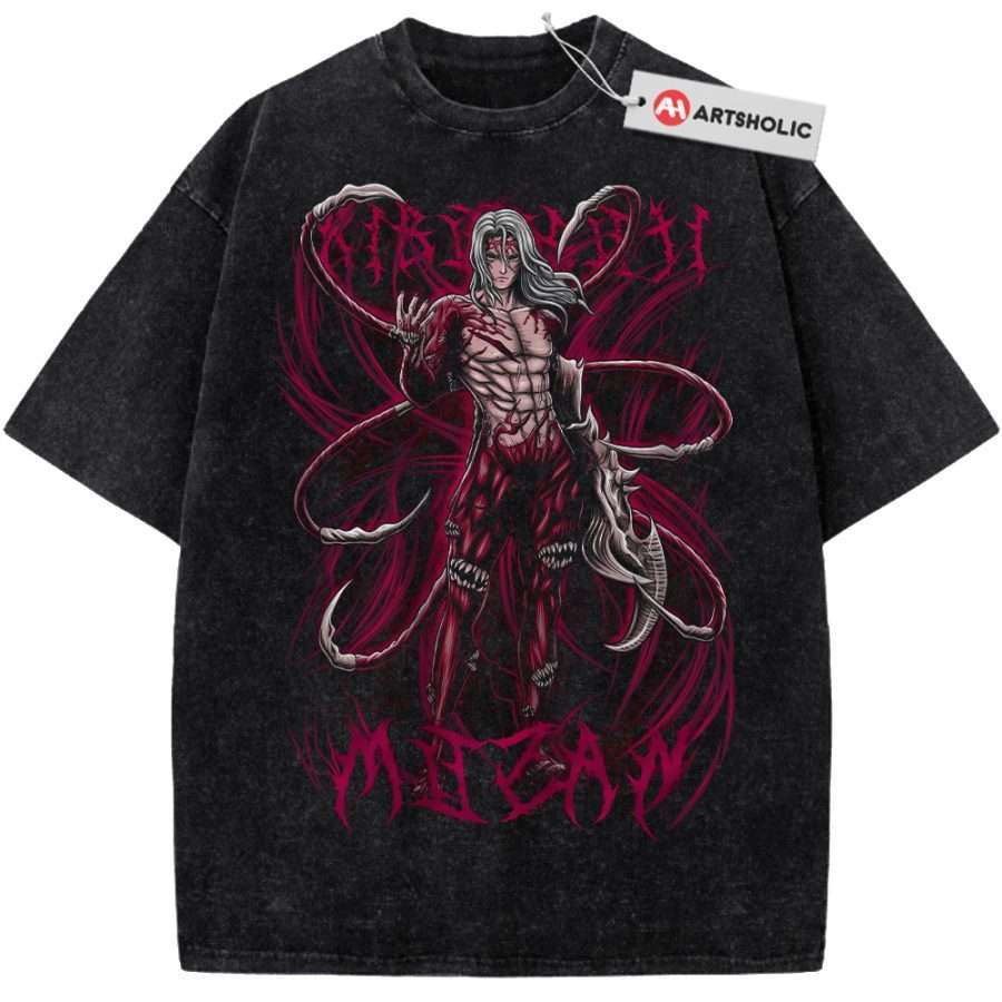 Alternative view of Muzan Kibutsuji Shirt, Demon Slayer Shirt, Anime Shirt, Vintage T-Shirt