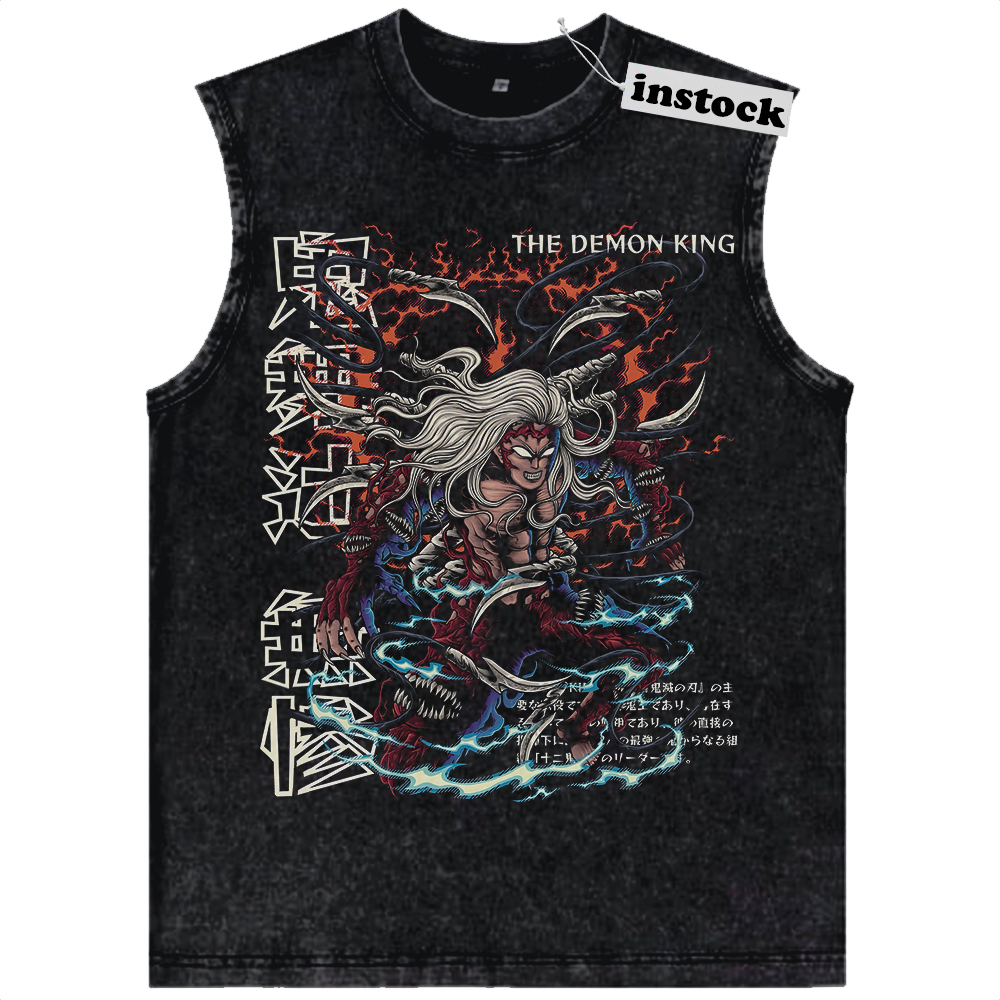 Muzan Kibutsuji Tank Top, Demon Slayer Tank Top, Anime Tank Top, Vintage Tank Top