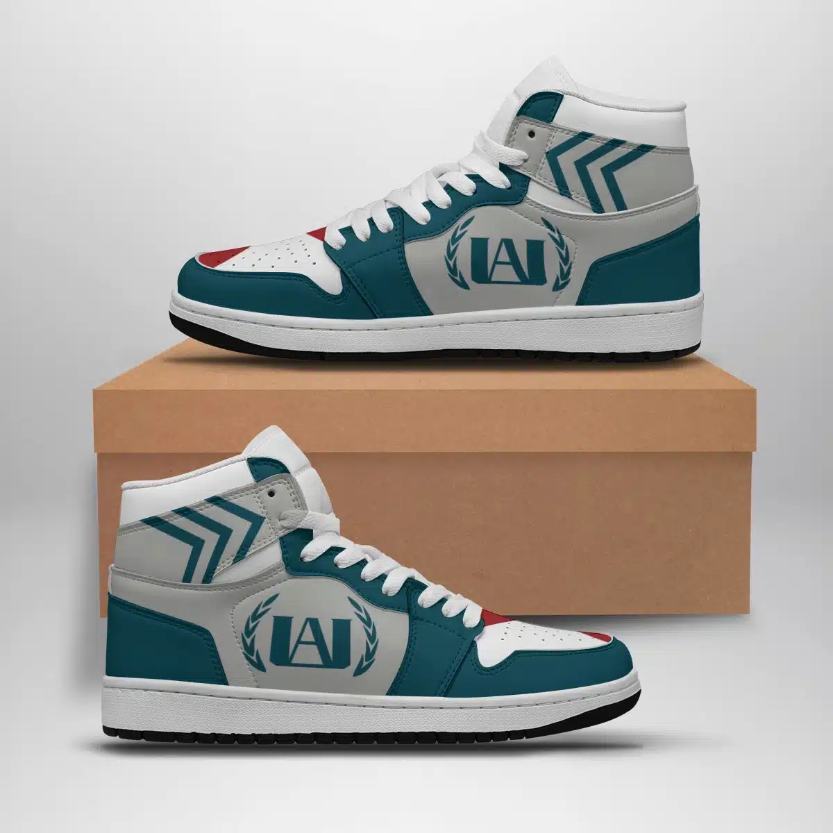My Hero Academia Shonen Custom Sneaker Mid 1 Basketball Shoes Stylish School Uniform Footwear - Otaku Hall