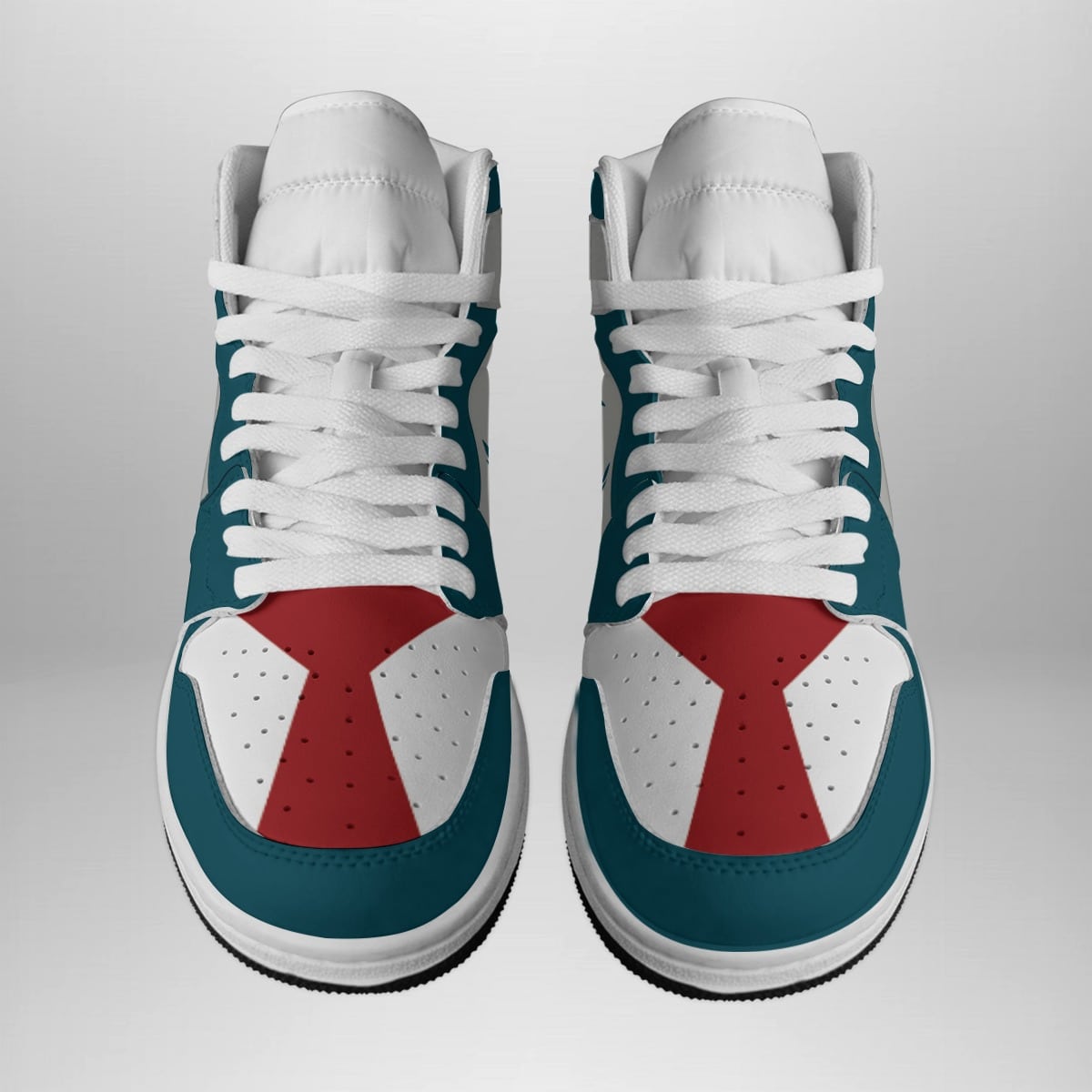 Alternative view of My Hero Academia Shonen Custom Sneaker Mid 1 Basketball Shoes Stylish School Uniform Footwear - Otaku Hall